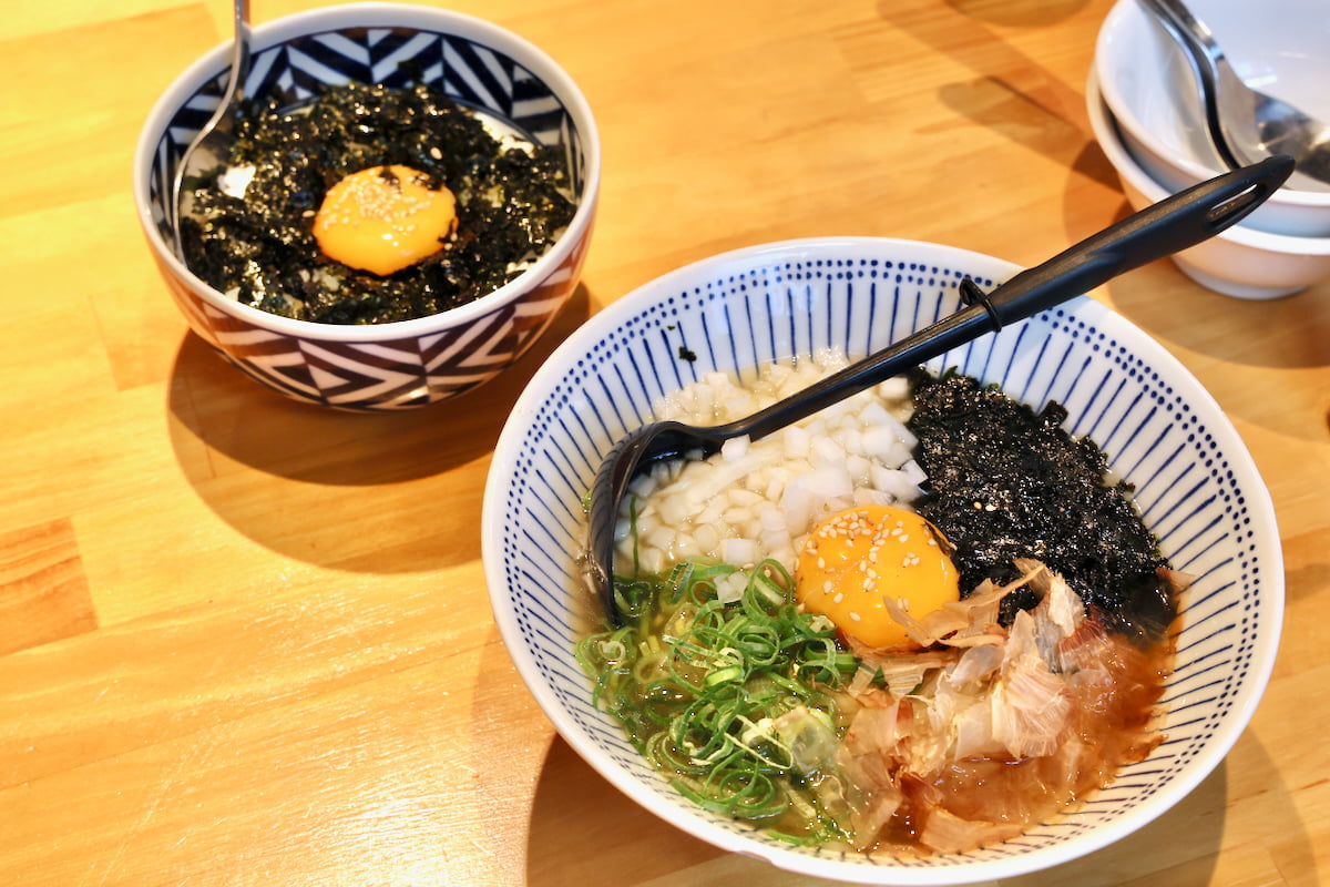 締めは八王子冷麺とTKG