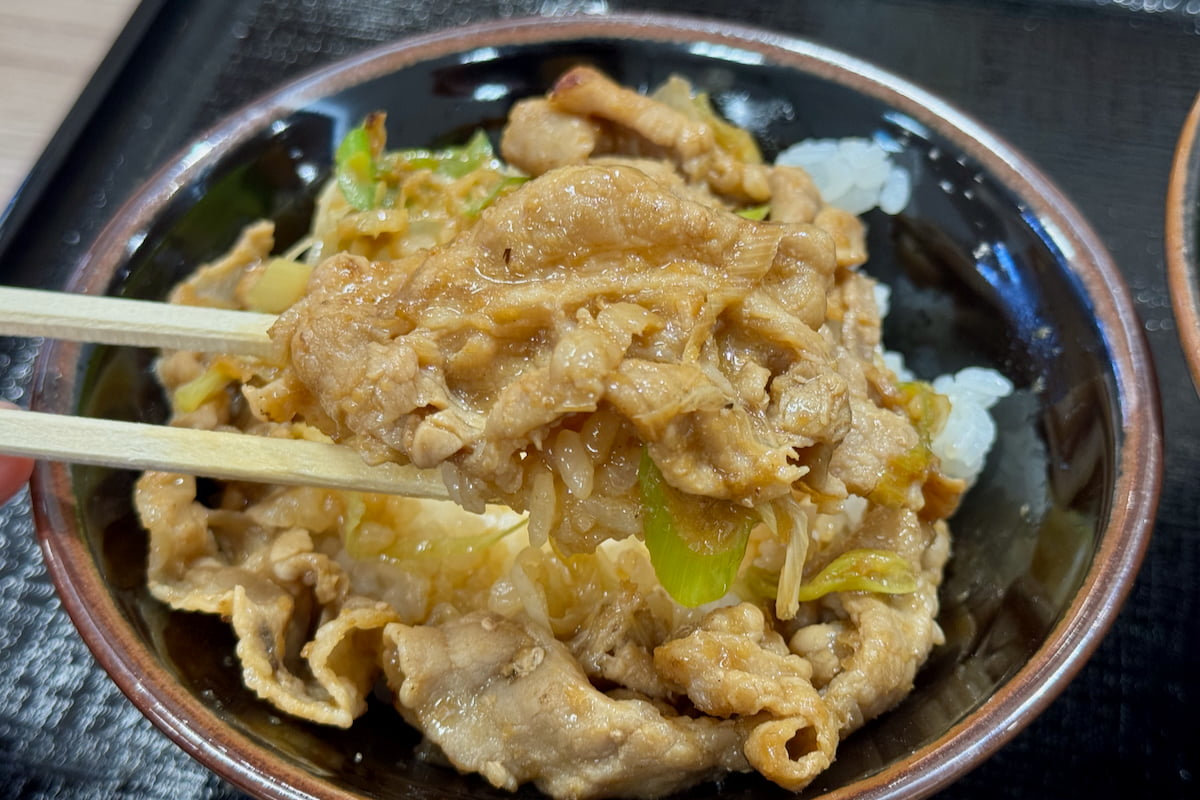 「すためし」のミニ丼「ミニすた(560円税)」