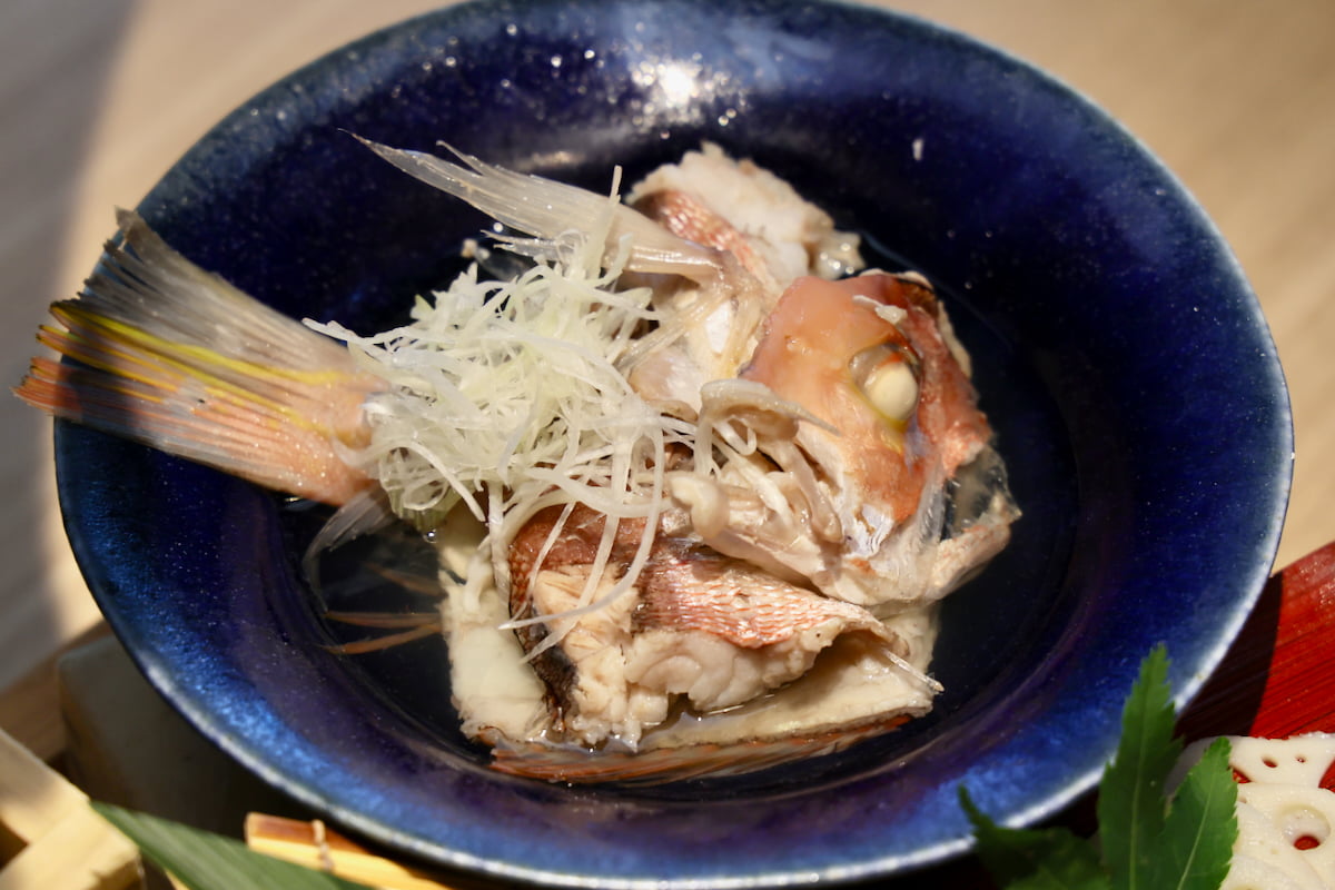 「甘鯛」をちり蒸し