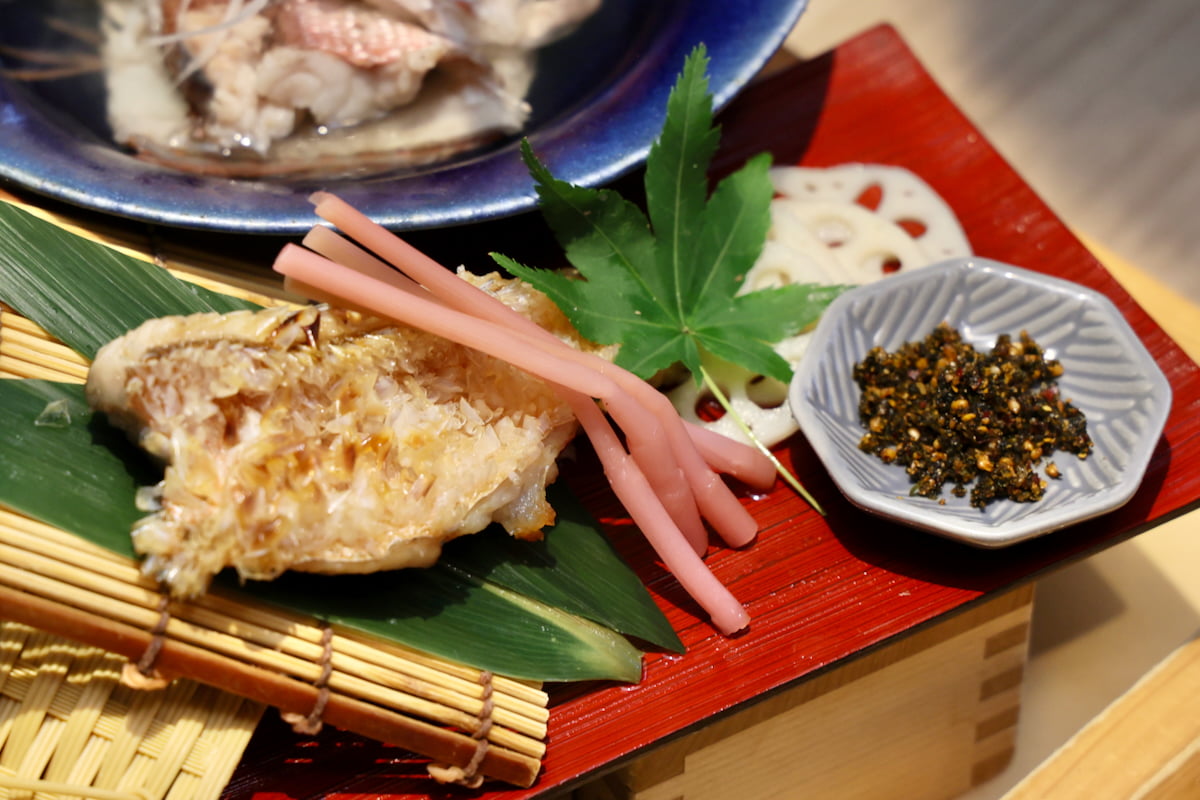 「甘鯛」松かさ焼き