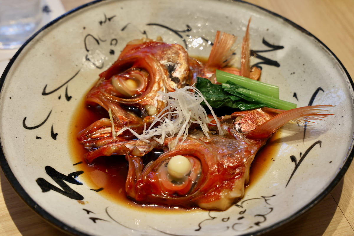 キンメダイのお頭の煮付け