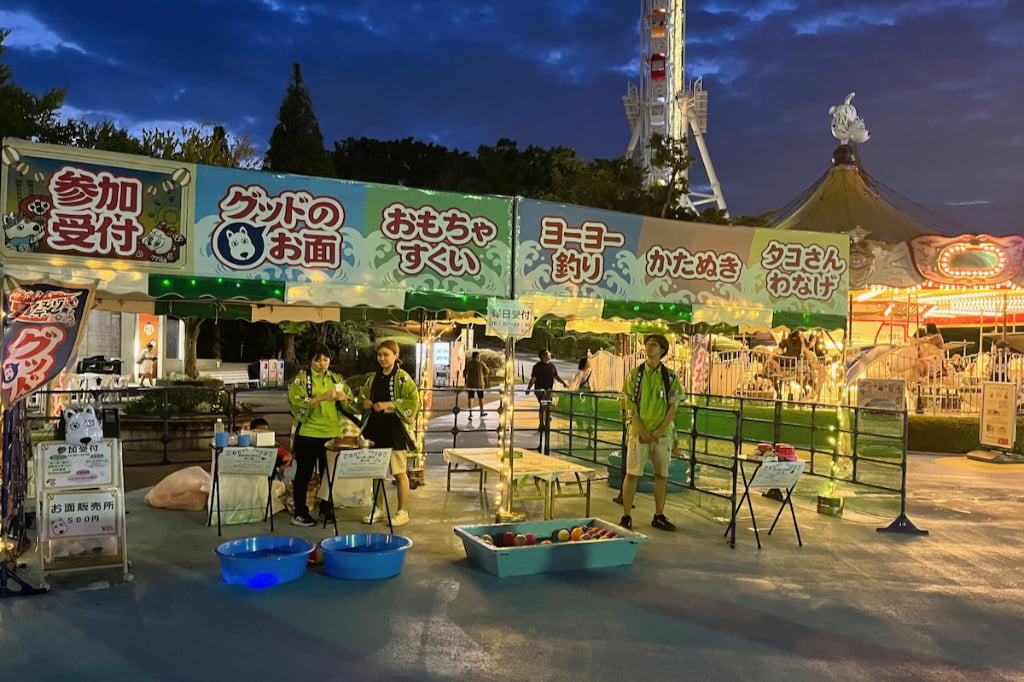 屋台の出店(昨年の様子)