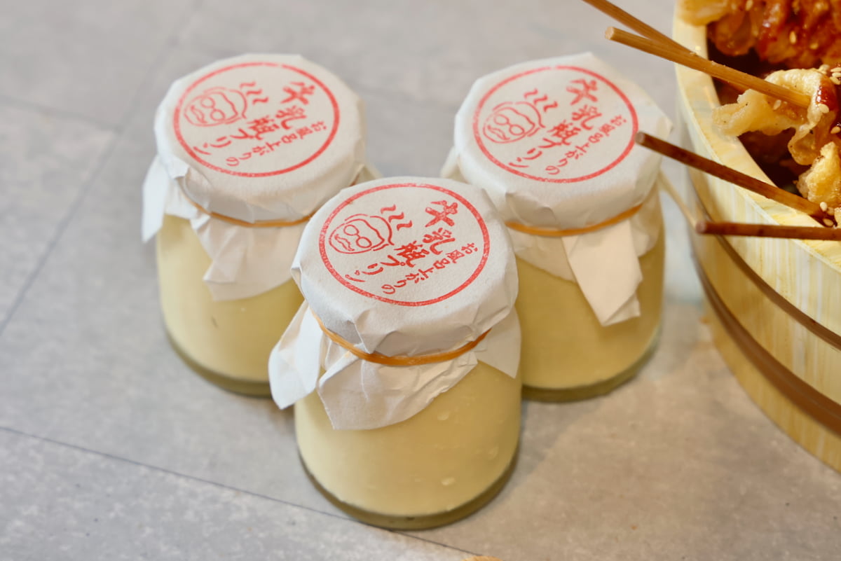 お風呂上がりの牛乳瓶プリン(385円)