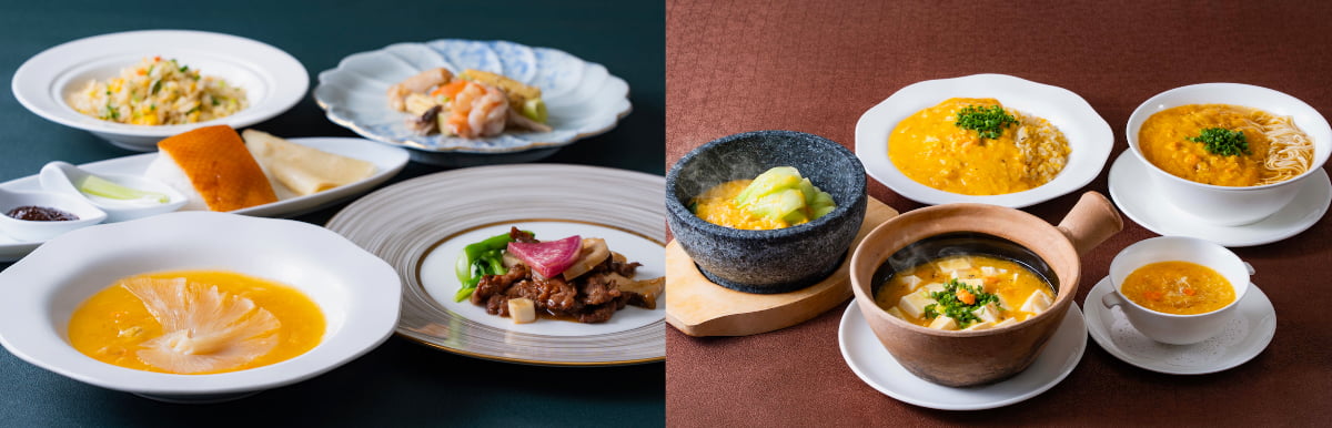中国料理<南園>では上海蟹や月餅も