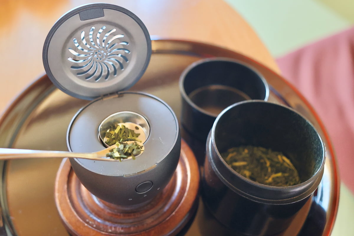 卵型の茶香炉