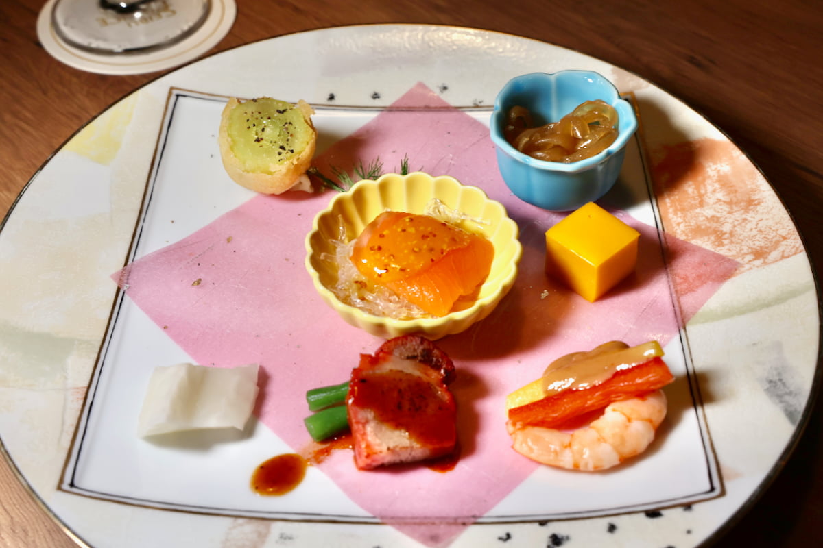 彩り冷菜五種盛り合わせ