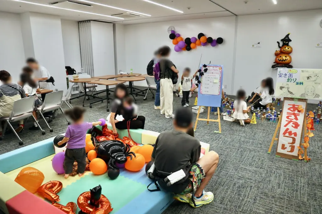パルテノン多摩には子どもが楽しめるキッズエリアも