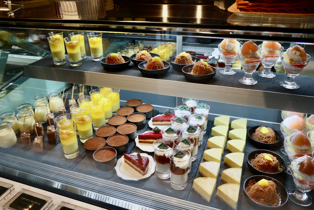 食後はドルチェ＆ジェラートも