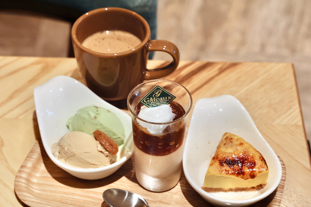 食後はドルチェ＆ジェラートも