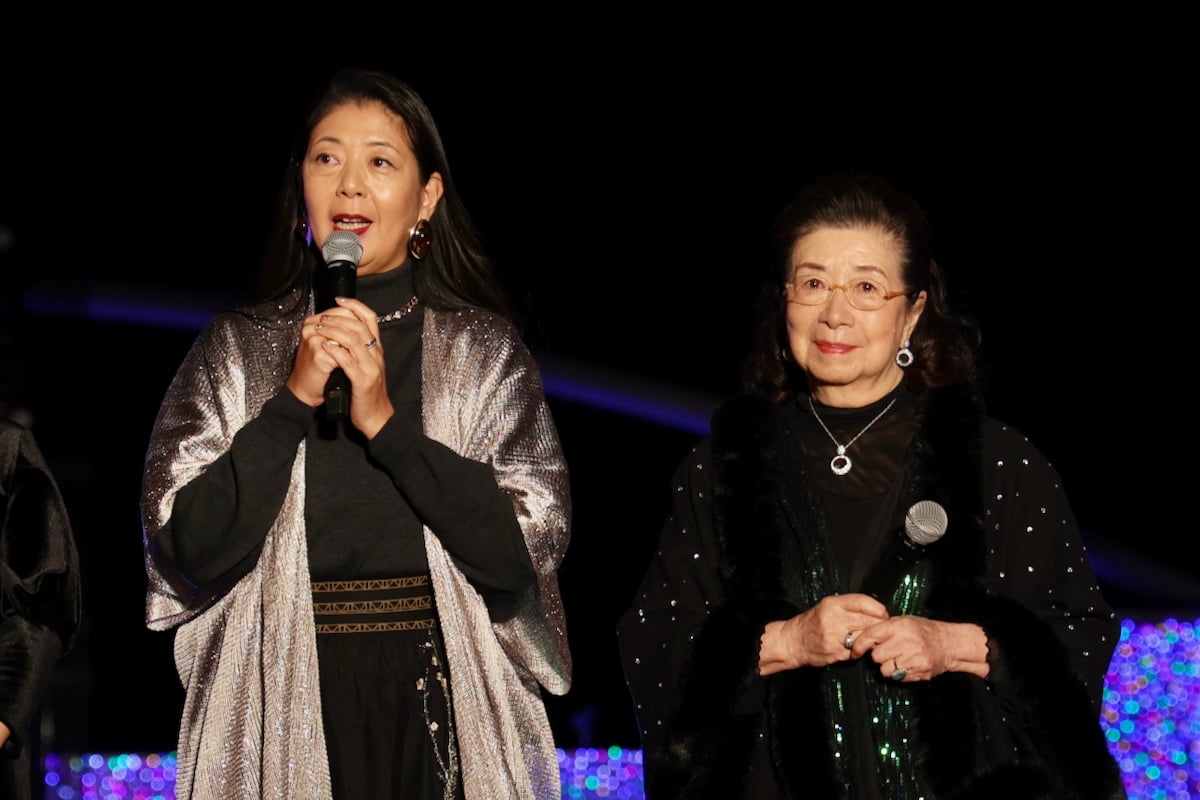 石井リーサ明理さんと石井幹子さん