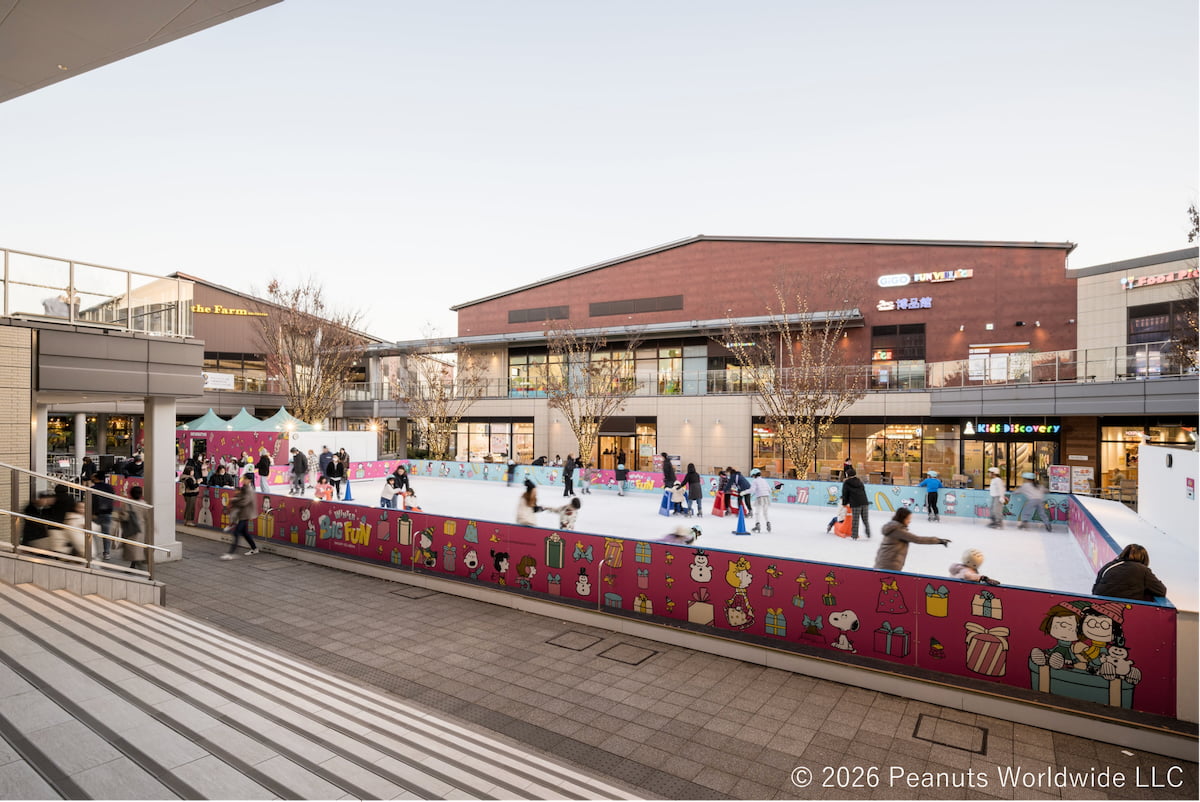 「SNOOPY ICE ARENA」が12/5(土)からオープン